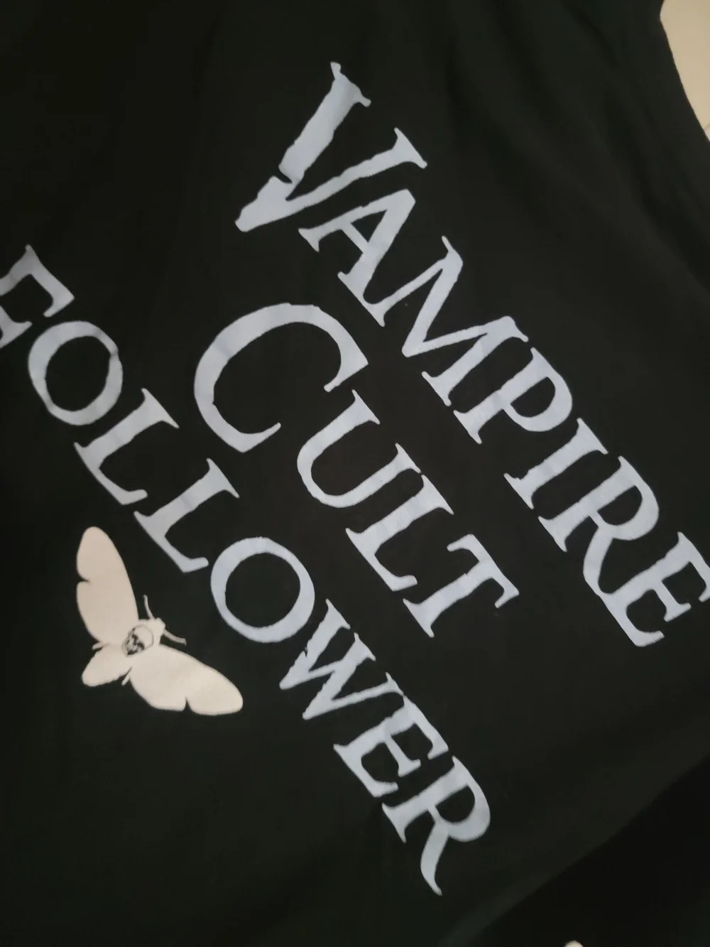 Gildan Black Cradle of Filth Graphic Tee with Red and Blue Accents - Picture 5 of 5